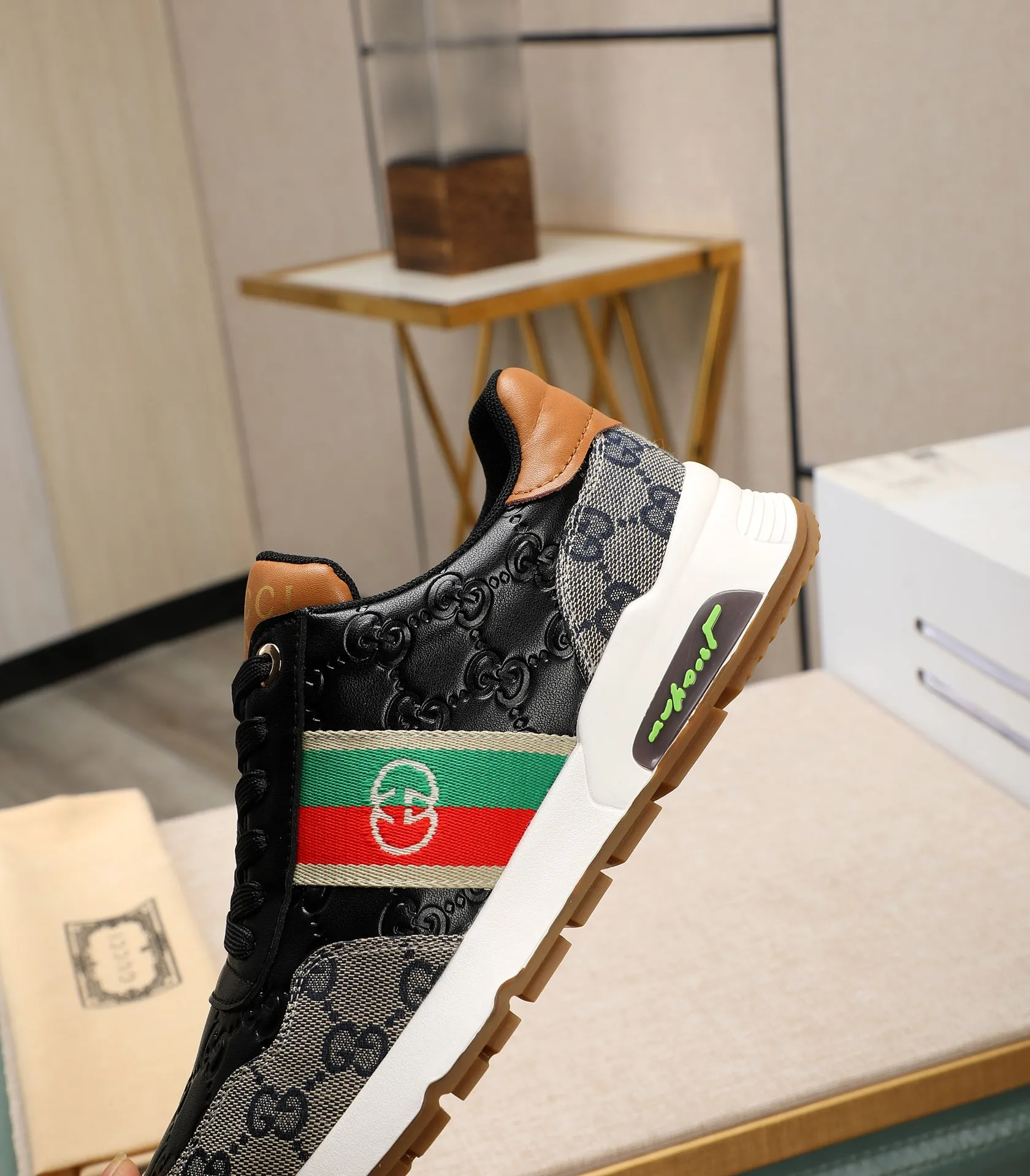 Men's men's shoes💰460 GUCCI🔍🔍2023 latest model On sale at the same time at the counter, original calfskin imported from Italy, genuine leather lining, (high-end, luxury, and class) exquisite workmanship, soles: original soles specially provided by the original factory, ⚠Exclusive double-layer movable molded soles are super comfortable⚠, real photos🎬The real ones are better🔍🔍"High quality·Follow the order" code number 38-44